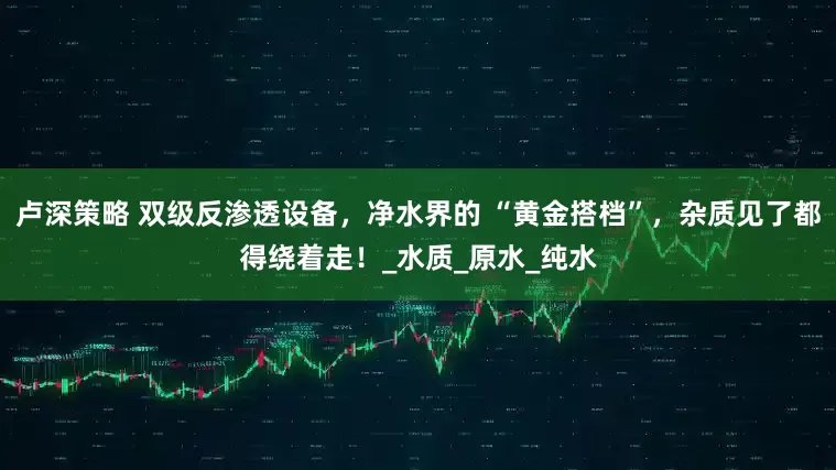 卢深策略 双级反渗透设备，净水界的 “黄金搭档”，杂质见了都得绕着走！_水质_原水_纯水