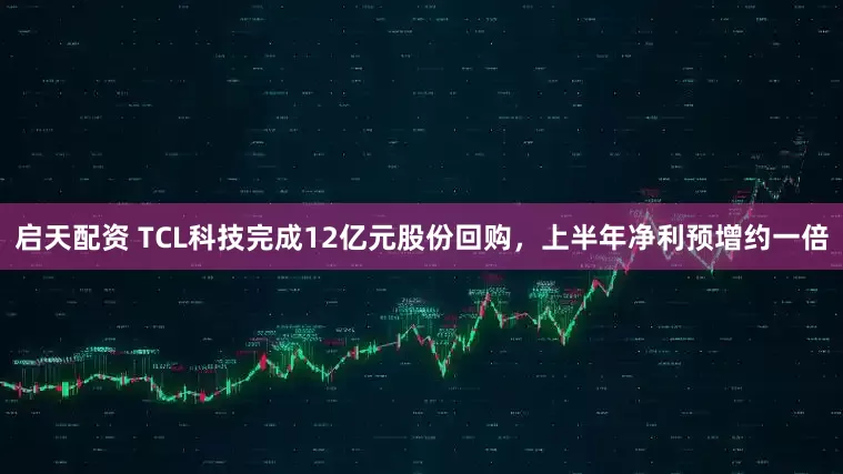 启天配资 TCL科技完成12亿元股份回购，上半年净利预增约一倍