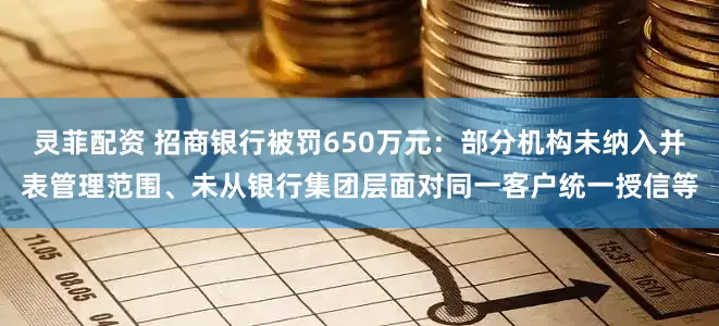 灵菲配资 招商银行被罚650万元：部分机构未纳入并表管理范围、未从银行集团层面对同一客户统一授信等